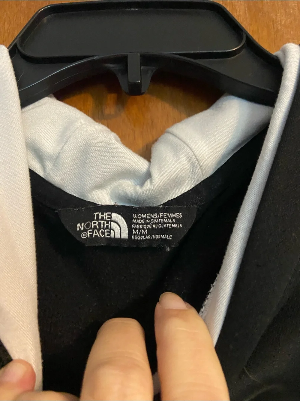The North Face Black Pullover Hoodie with White Logo